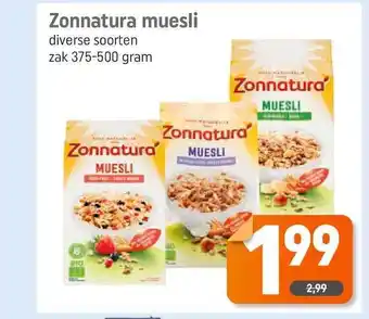 Dagwinkel Zonnatura Muesli aanbieding