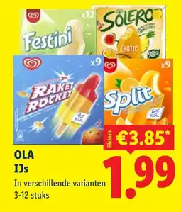 Lidl Ola IJs aanbieding