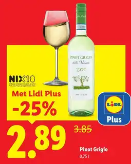 Lidl Pinot Grigio aanbieding