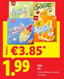 Lidl Ola Ijs aanbieding