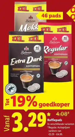 Lidl Bellarom Koffiepads aanbieding