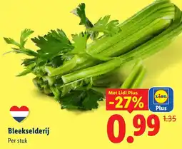 Lidl Bleekselderij aanbieding