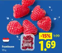 Lidl Frambozen aanbieding