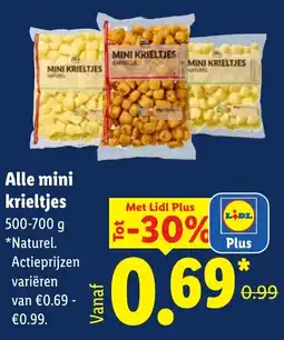 Lidl Alle mini krieltjes aanbieding