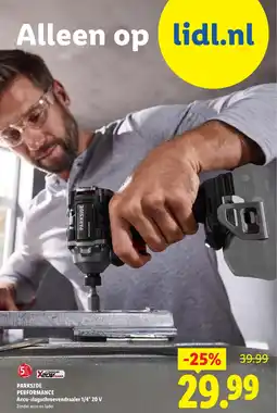 Lidl Parkside Performance Accu-slagschroevendraaier aanbieding
