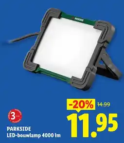 Lidl Parkside Led-bouwlamp aanbieding