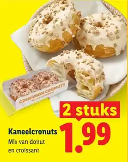 Lidl Kaneelcronuts aanbieding