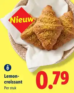 Lidl Lemon croissant aanbieding