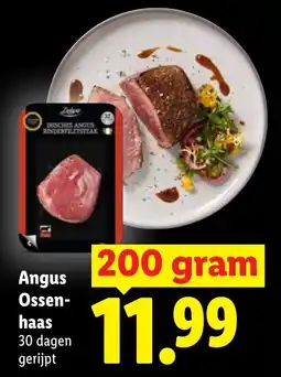 Lidl Angus Ossenhaas aanbieding