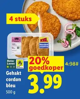 Lidl Gehakt cordon bleu aanbieding