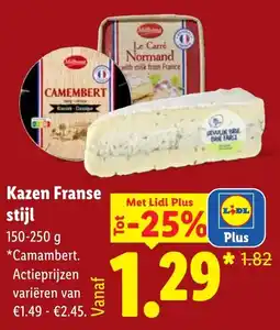 Lidl Kazen Franse stijl aanbieding