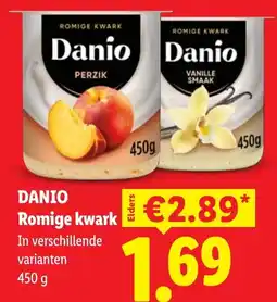 Lidl Danio Romige kwark aanbieding