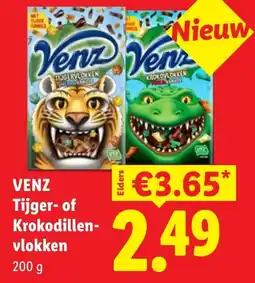 Lidl Venz Tijger of Krokodil vlokken aanbieding