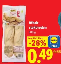 Lidl Afbak stokbroden aanbieding