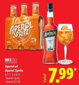 Lidl Aperol of aperol spritz aanbieding