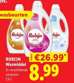 Lidl Robijn wasmiddel aanbieding