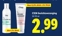 Lidl Cien gezichtsverzorging aanbieding