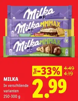 Lidl Milka aanbieding