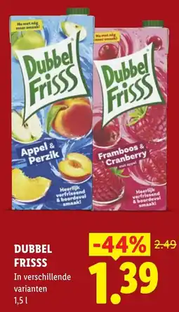 Lidl Dubbel frisss aanbieding