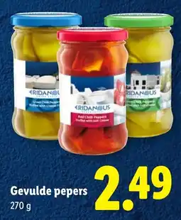 Lidl Gevulde pepers aanbieding