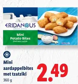 Lidl Mini aardappelbites met tzatziki aanbieding