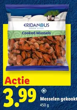 Lidl Mosselen gekookt aanbieding