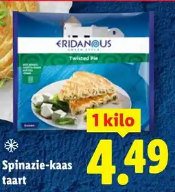 Lidl Spinazie kaas taart aanbieding