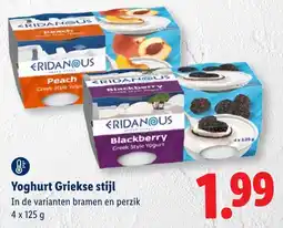 Lidl Yoghurt griekse stijl aanbieding