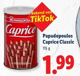 Lidl Papadopoulos caprice classic aanbieding
