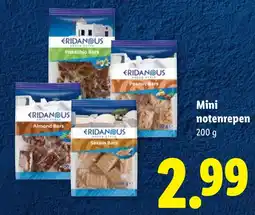 Lidl Mini notenrepen aanbieding