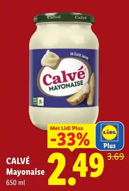Lidl Calvé Mayonaise aanbieding