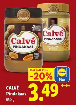 Lidl Calvé Pindakaas aanbieding