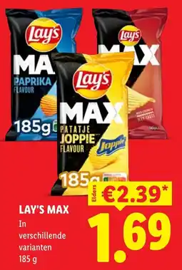 Lidl Lay's Max aanbieding