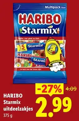 Lidl Haribo starmix uitdeelzakjes aanbieding