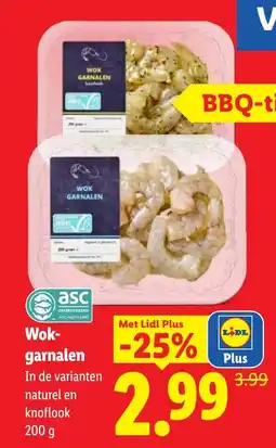 Lidl Wok garnalen aanbieding