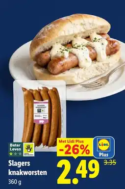 Lidl Slagers knakworsten aanbieding