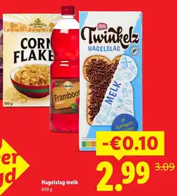 Lidl Hagelslag melk aanbieding