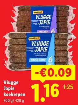 Lidl Vlugge Japie koekrepen aanbieding