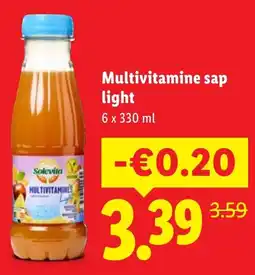 Lidl Solevita Multivitamine sap light aanbieding
