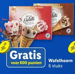 Lidl Wafelhoorn aanbieding