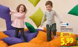 Lidl Lupilu kinder kledingset aanbieding