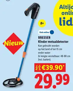 Lidl Bresser kinder metaaldetector aanbieding