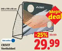 Lidl Crivit voetbaldoel aanbieding