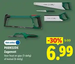 Lidl Parkside zagenset aanbieding