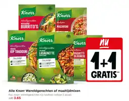 Jumbo Alle knorr wereldgerechten of maaltijdmixen aanbieding