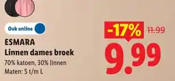 Lidl Esmara dames broek aanbieding