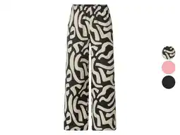 Lidl ESMARA Dames broek met linnen - wide leg aanbieding