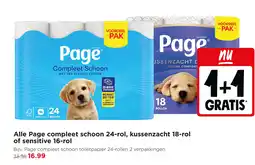 Jumbo Alle Page compleet schoon 24-rol, kussenzacht 18-rol of sensitive 16-rol aanbieding