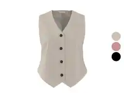 Lidl ESMARA Dames gilet met linnen aanbieding
