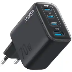 MediaMarkt Anker Zolo Oplader 70w Zwart Wandlader aanbieding